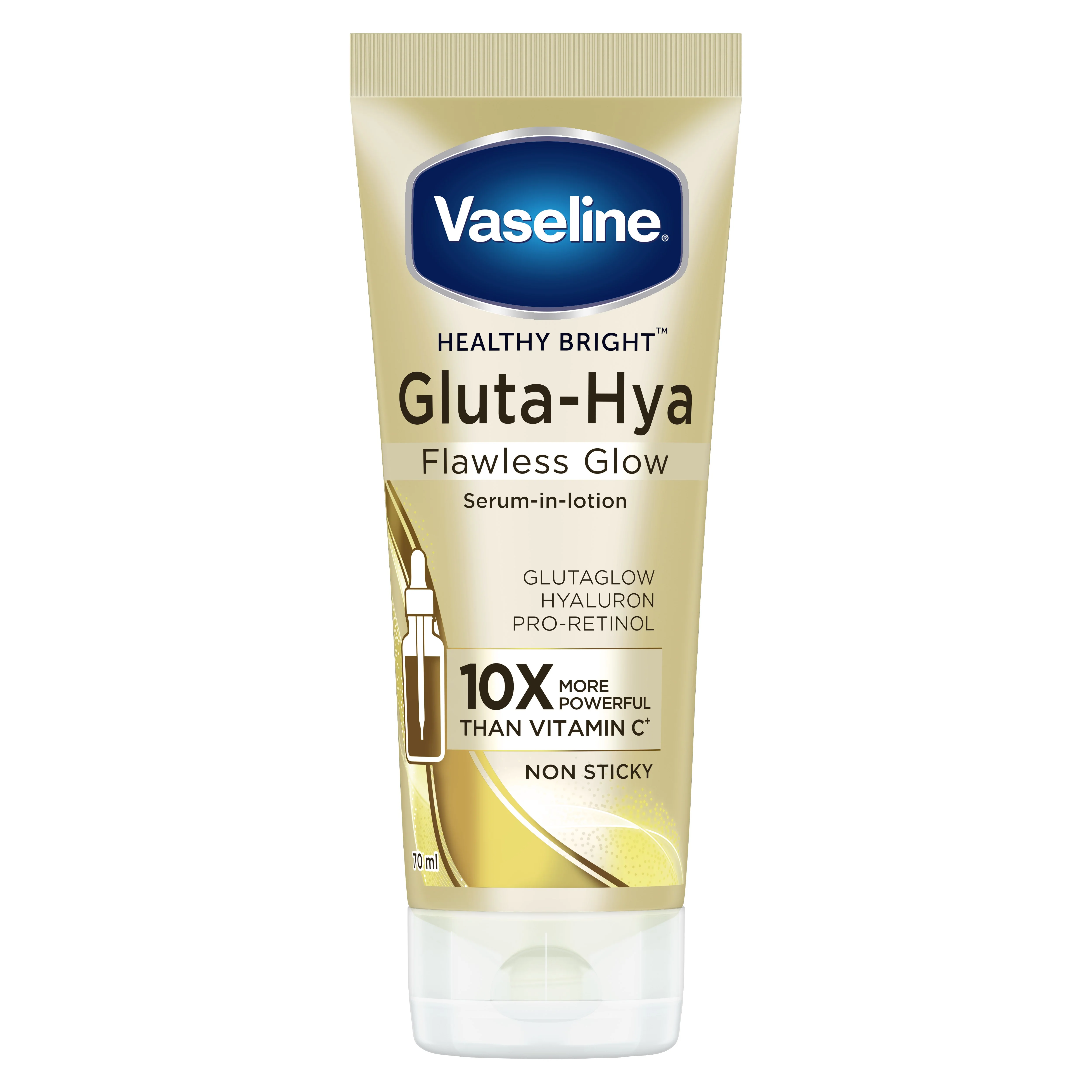 Vaseline Gluta-Hya Flawless Glow Serum in Lotion 70ml - Image 2