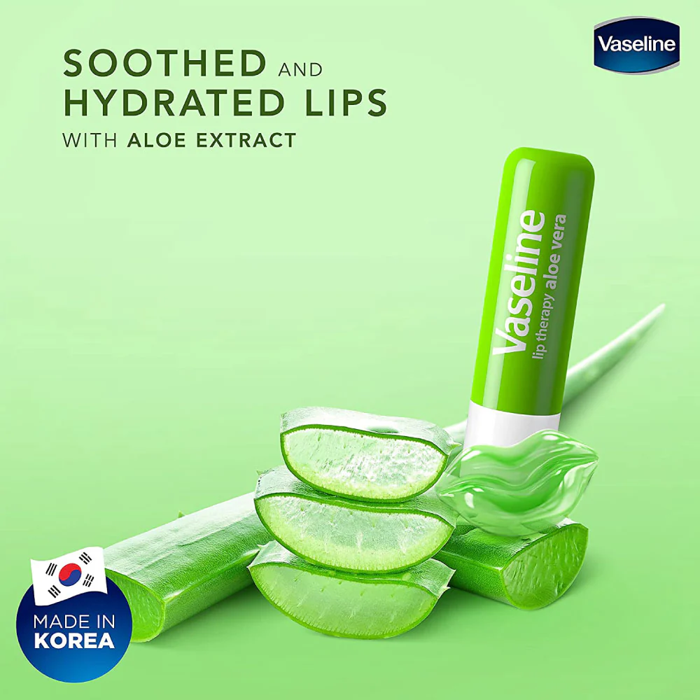 Vaseline Lip Therapy Aloe Vera Balm Stick 4.8gm - Image 2