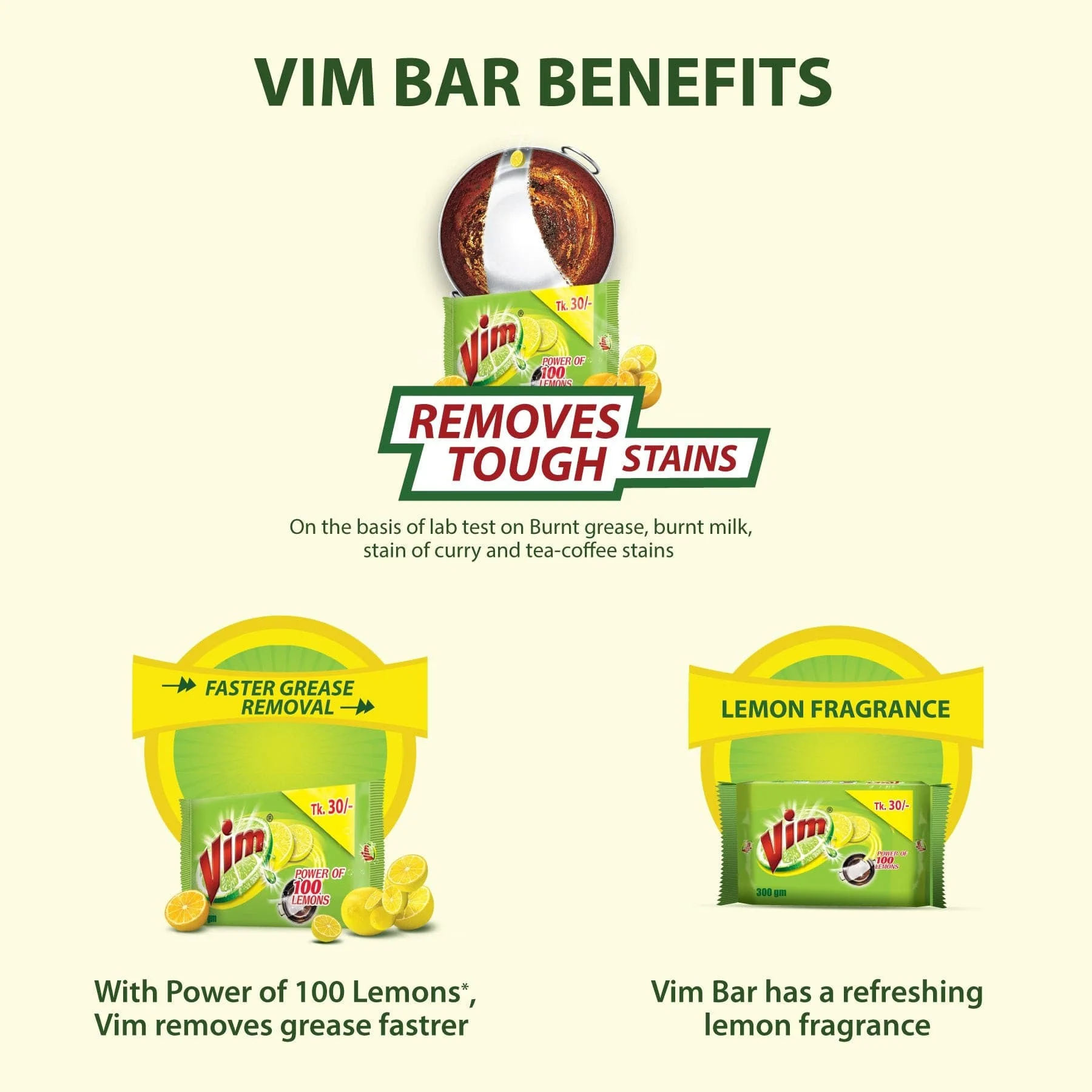 Vim Dishwashing Bar 300g - Image 7